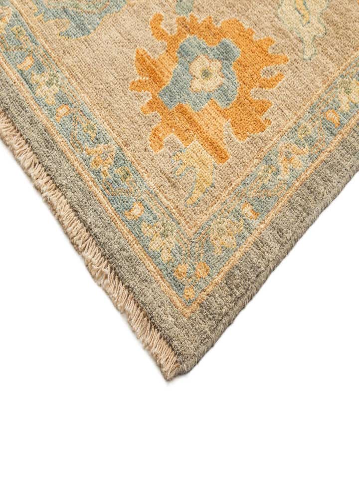 8' 1 x 10' Hand Knotted Oushak Rug