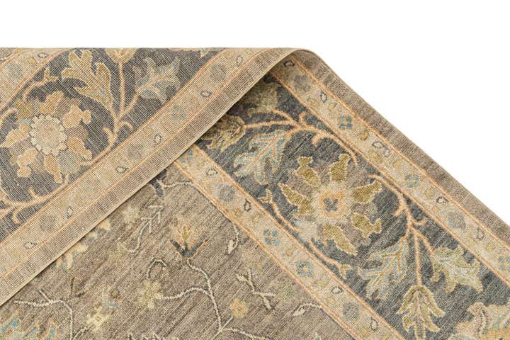 8' 1 x 10' Hand Knotted Oushak Rug