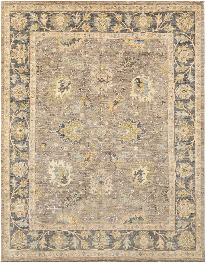 8' 1 x 10' Hand Knotted Oushak Rug