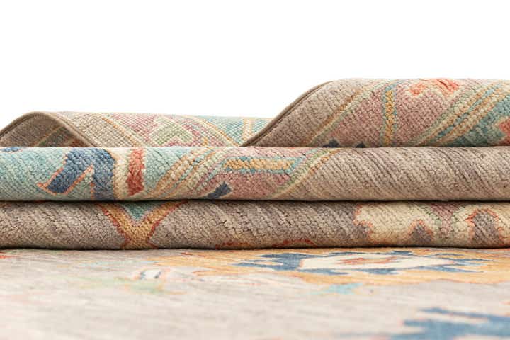 9' 1 x 11' 5 Hand Knotted Oushak Rug