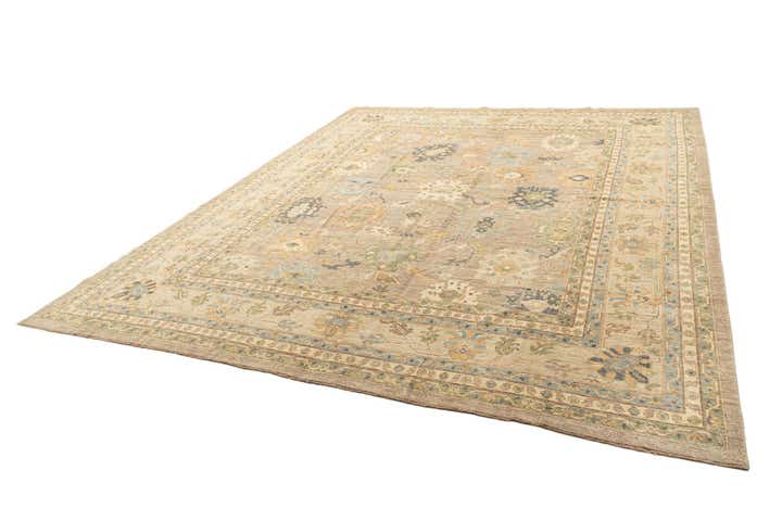 13' x 16' Hand Knotted Oushak Rug