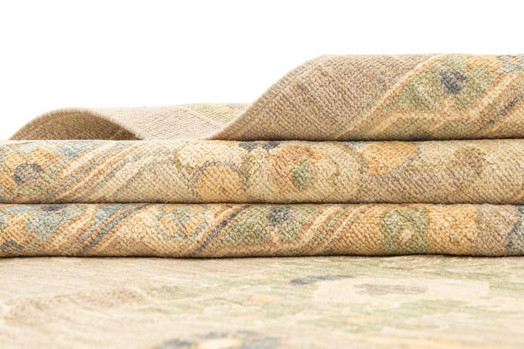 Detail image of 13' x 16' Hand Knotted Oushak Rug