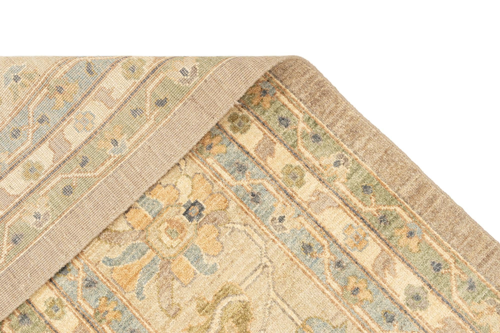 13' x 16' Hand Knotted Oushak Rug