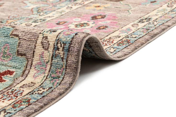 Detail image of 10' 2 x 13' 8 Hand Knotted Oushak Rug