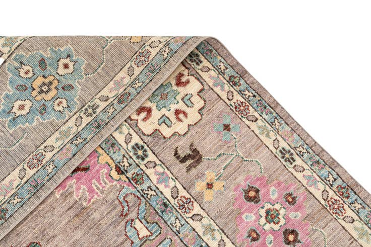 Detail image of 10' 2 x 13' 8 Hand Knotted Oushak Rug