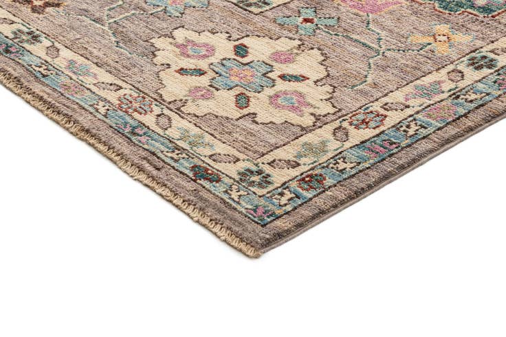 Detail image of 10' 2 x 13' 8 Hand Knotted Oushak Rug