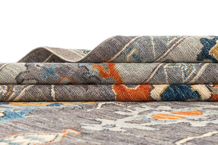 9' 5 x 11' 10 Hand Knotted Oushak Rug