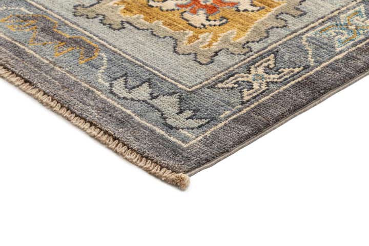9' 5 x 11' 10 Hand Knotted Oushak Rug