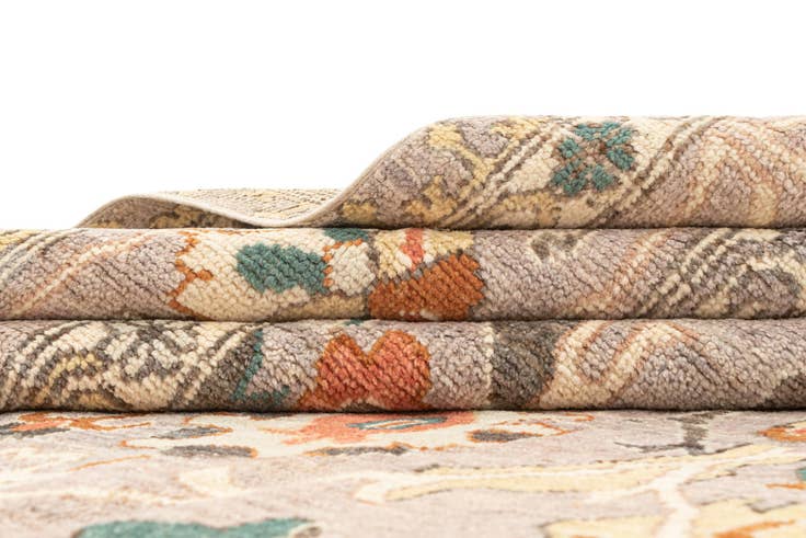 Detail image of 9' 1 x 12' Hand Knotted Oushak Rug