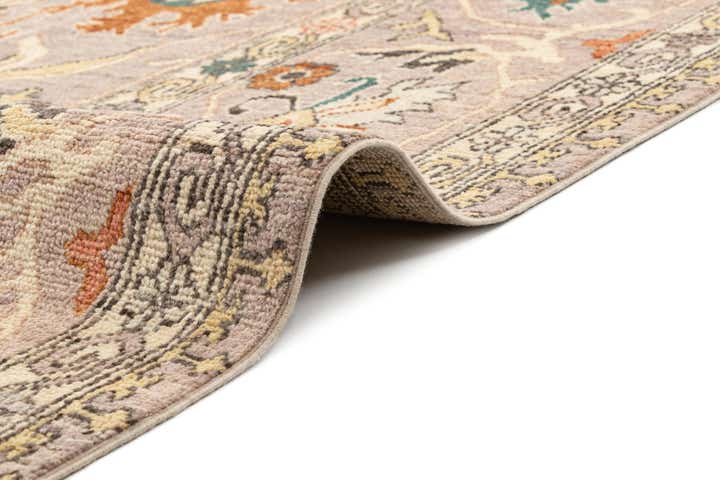 9' 1 x 12' Hand Knotted Oushak Rug