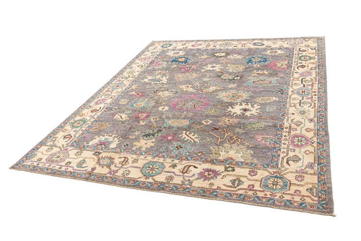 Detail image of 8' x 10' Hand Knotted Oushak Rug