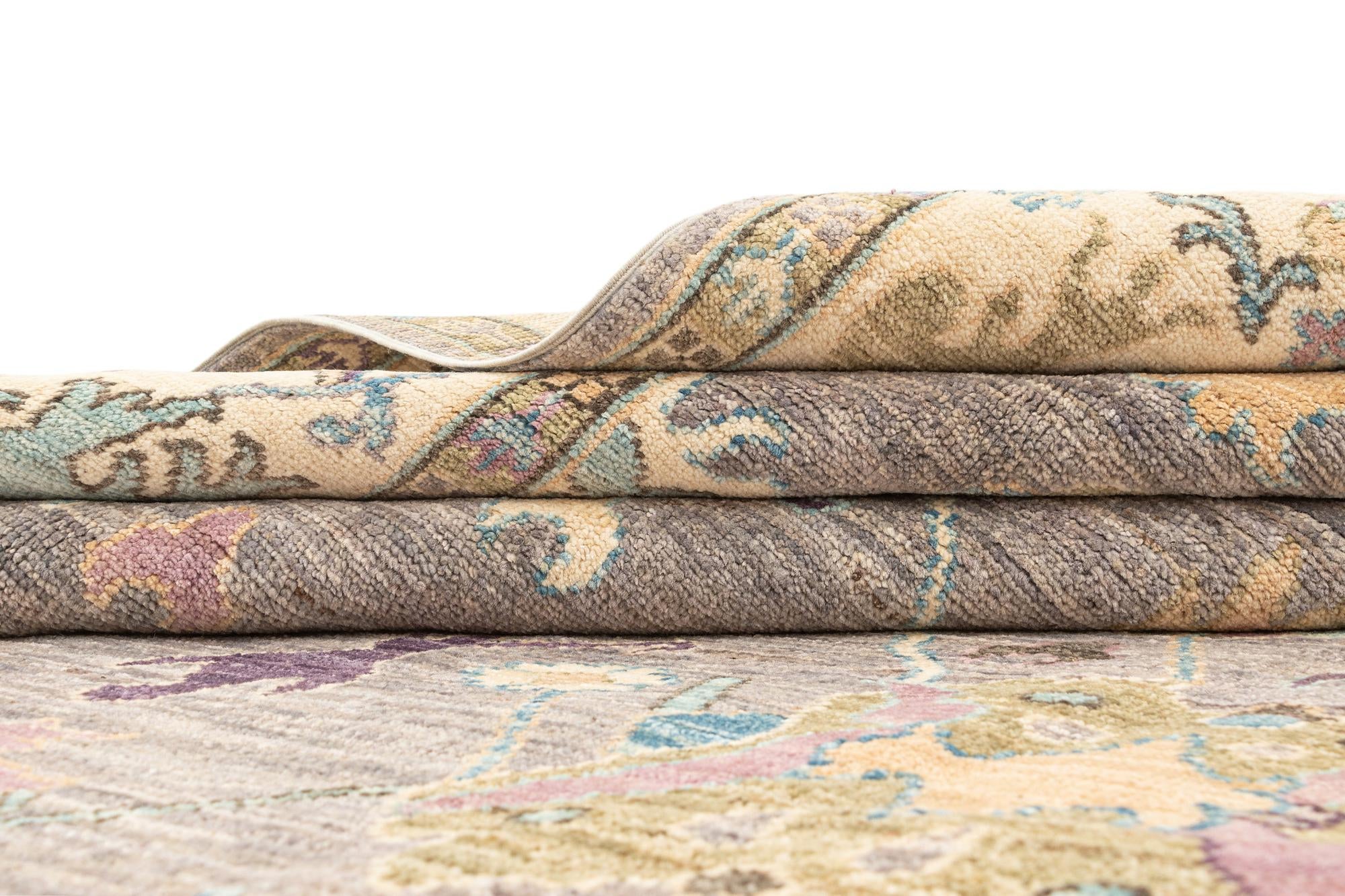 6' 2 x 9' Hand Knotted Oushak Rug