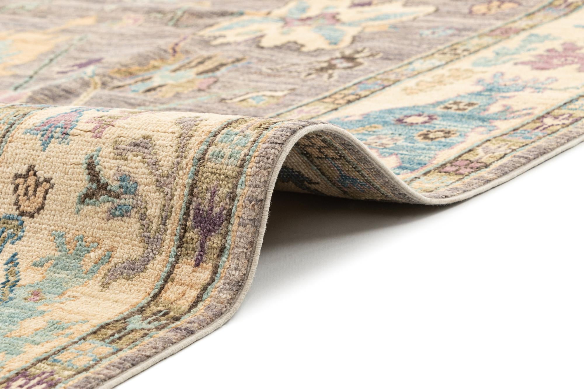 6' 2 x 9' Hand Knotted Oushak Rug