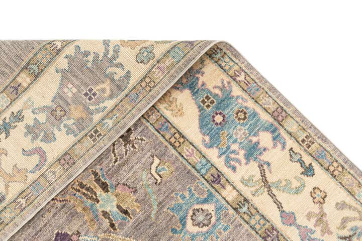 6' 2 x 9' Hand Knotted Oushak Rug