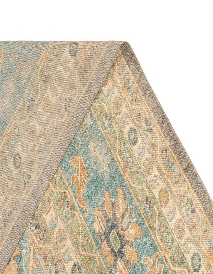 Detail image of 13' 3 x 19' 7 Hand Knotted Oushak Rug
