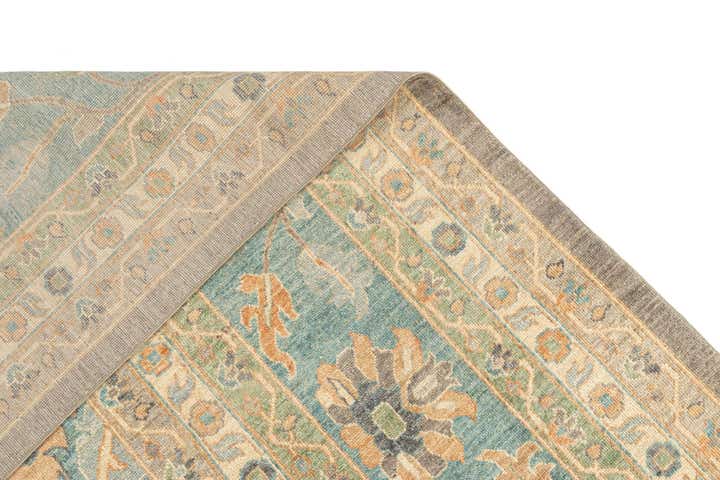 13' 3 x 19' 7 Hand Knotted Oushak Rug