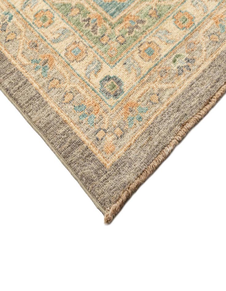 Detail image of 13' 3 x 19' 7 Hand Knotted Oushak Rug