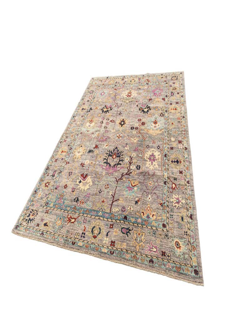 8' 2 x 10' Hand Knotted Oushak Rug