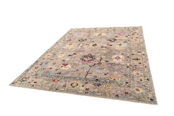 Detail image of 8' 2 x 10' Hand Knotted Oushak Rug