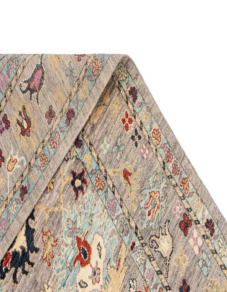 Detail image of 8' 2 x 10' Hand Knotted Oushak Rug