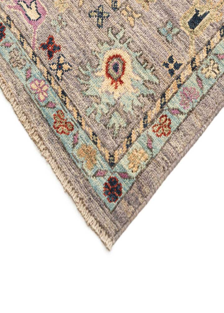 8' 2 x 10' Hand Knotted Oushak Rug