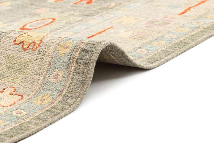 6' 6 x 9' 7 Hand Knotted Oushak Rug