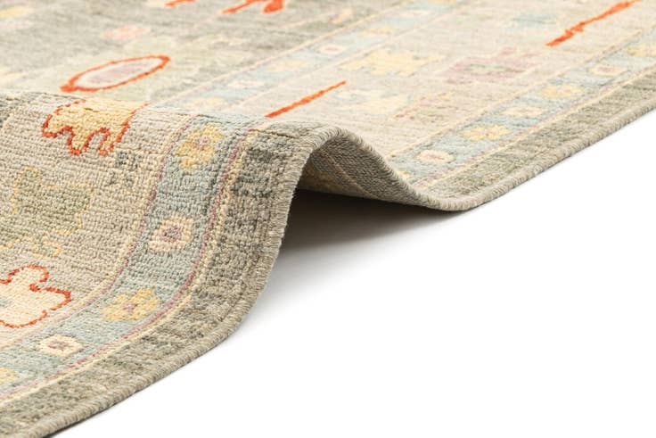 Detail image of 6' 6 x 9' 7 Hand Knotted Oushak Rug