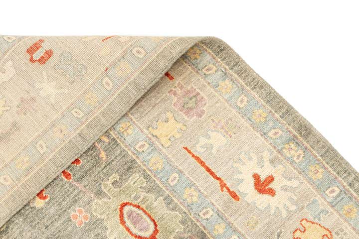 6' 6 x 9' 7 Hand Knotted Oushak Rug