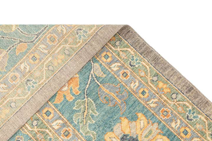 11' 8 x 14' 10 Hand Knotted Oushak Rug