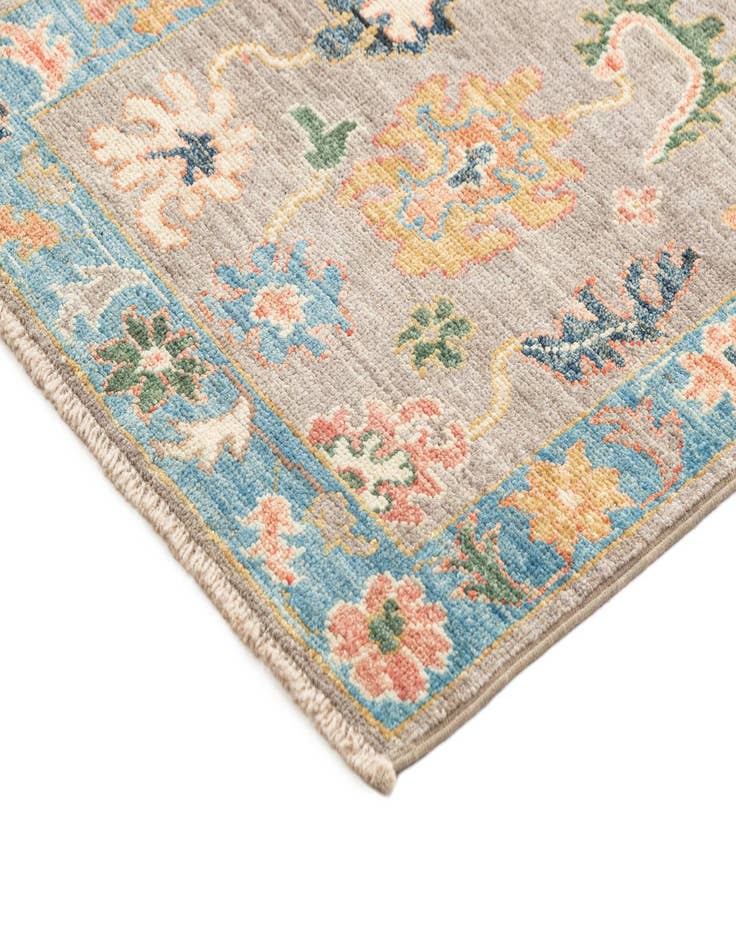 Detail image of 6' 11 x 19' 9  Hand Knotted Oushak Rug