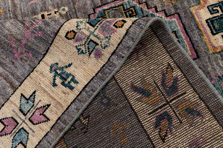 8' 1 x 9' 10 Hand Knotted Oushak Wool Rug