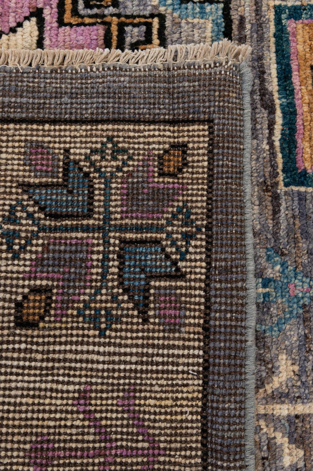 8' 1 x 9' 10 Hand Knotted Oushak Wool Rug