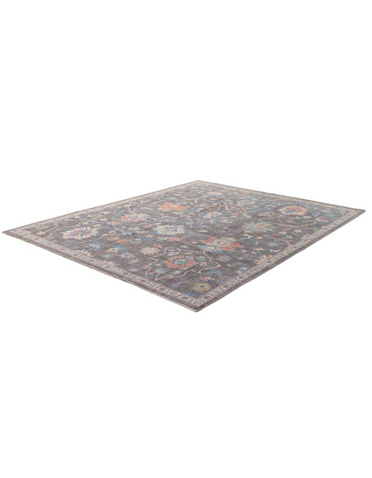 Detail image of 8' 1 x 10' Hand Knotted Oushak Wool Rug