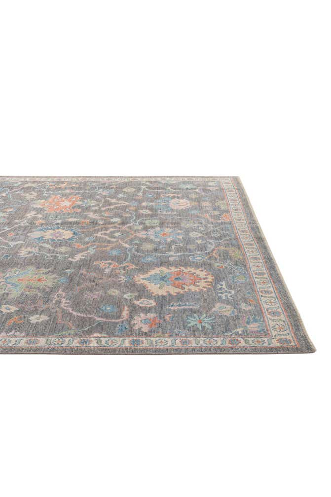 8' 1 x 10' Hand Knotted Oushak Wool Rug