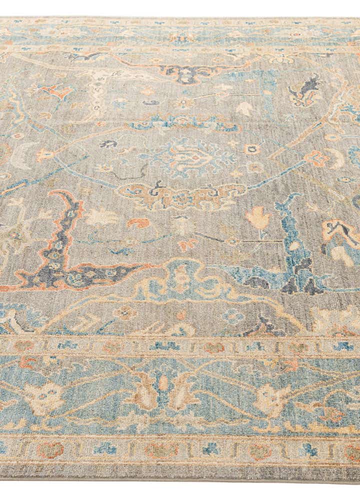 8' 3 x 9' 10 Hand Knotted Oushak Wool Rug