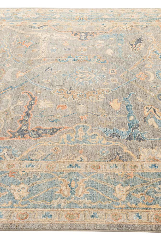 8' 3 x 9' 10 Hand Knotted Oushak Wool Rug