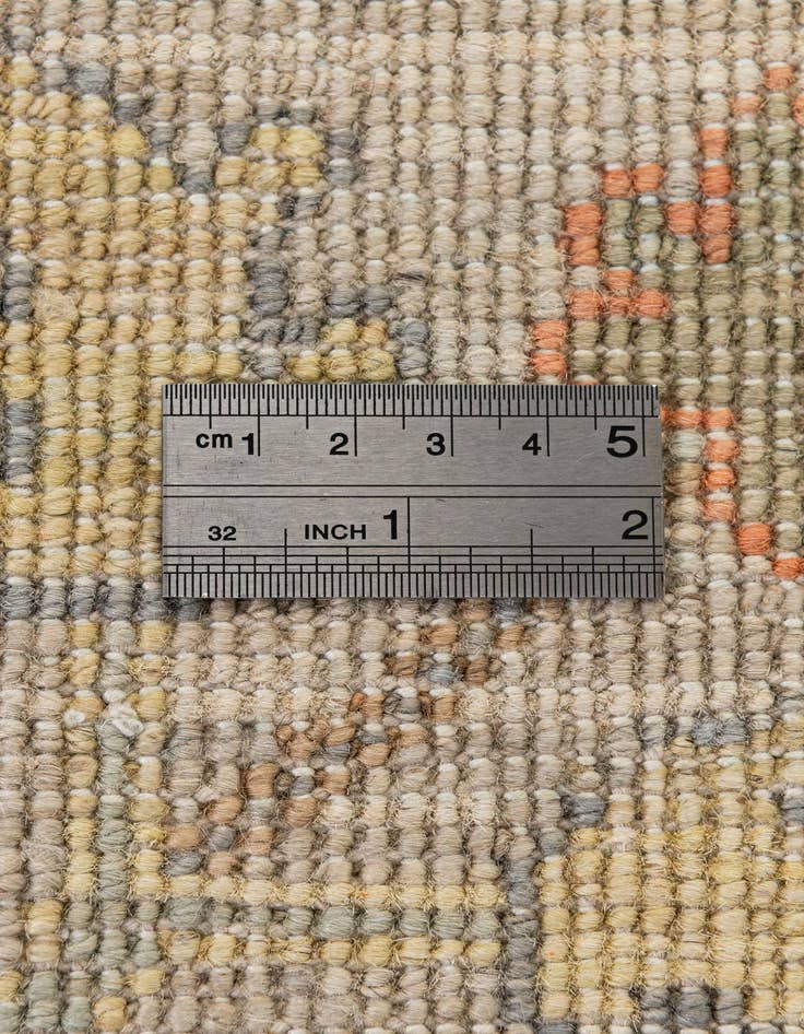 Detail image of 8' 2 x 9' 10  Hand Knotted Oushak Wool Rug