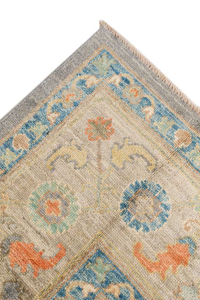 8' 2 x 9' 10 Hand Knotted Oushak Wool Rug