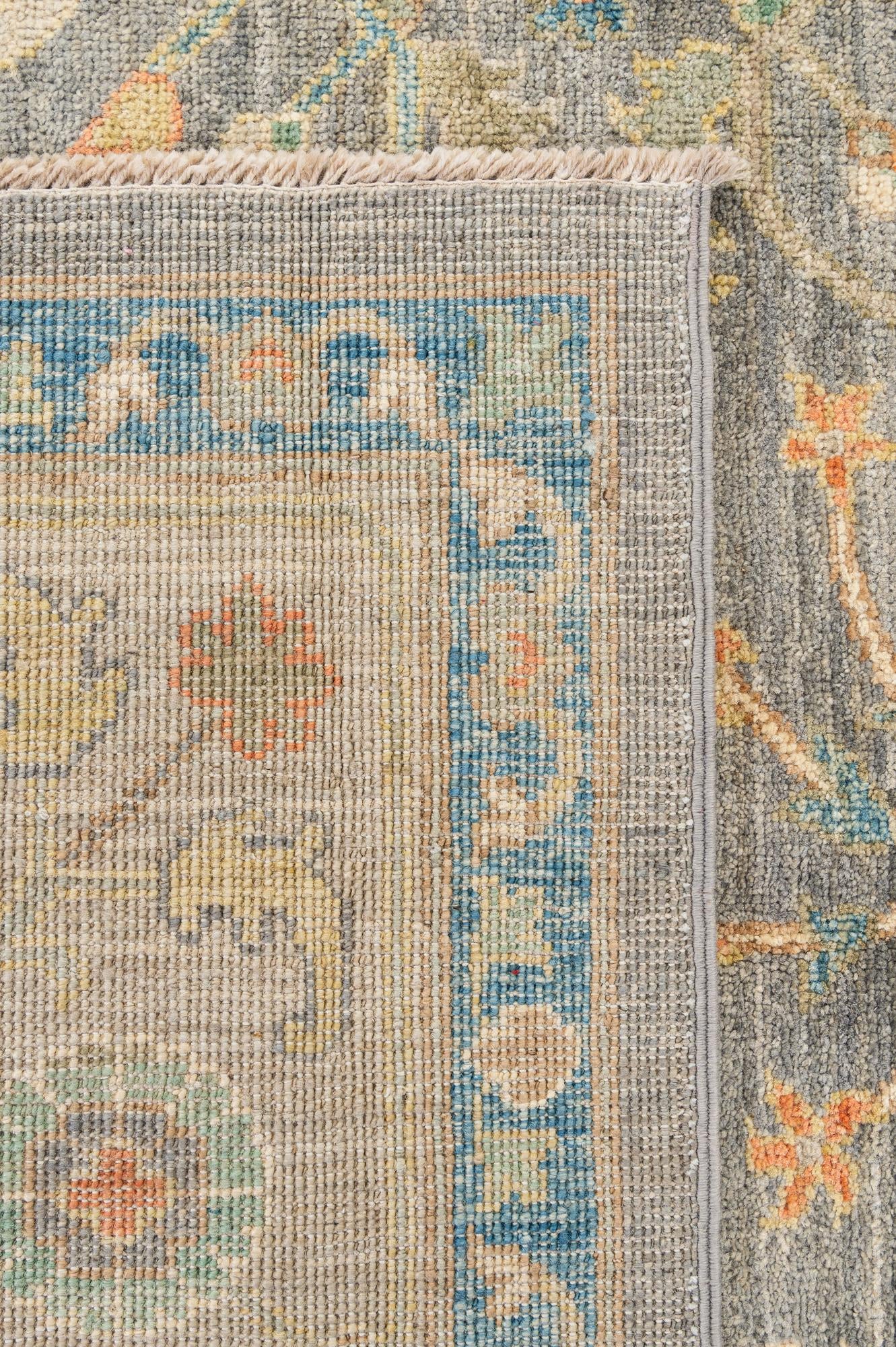 8' 2 x 9' 10 Hand Knotted Oushak Wool Rug