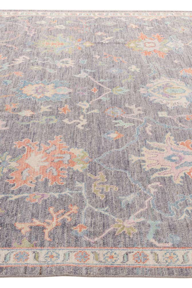 8' 5 x 10' 3 Hand Knotted Oushak Wool Rug