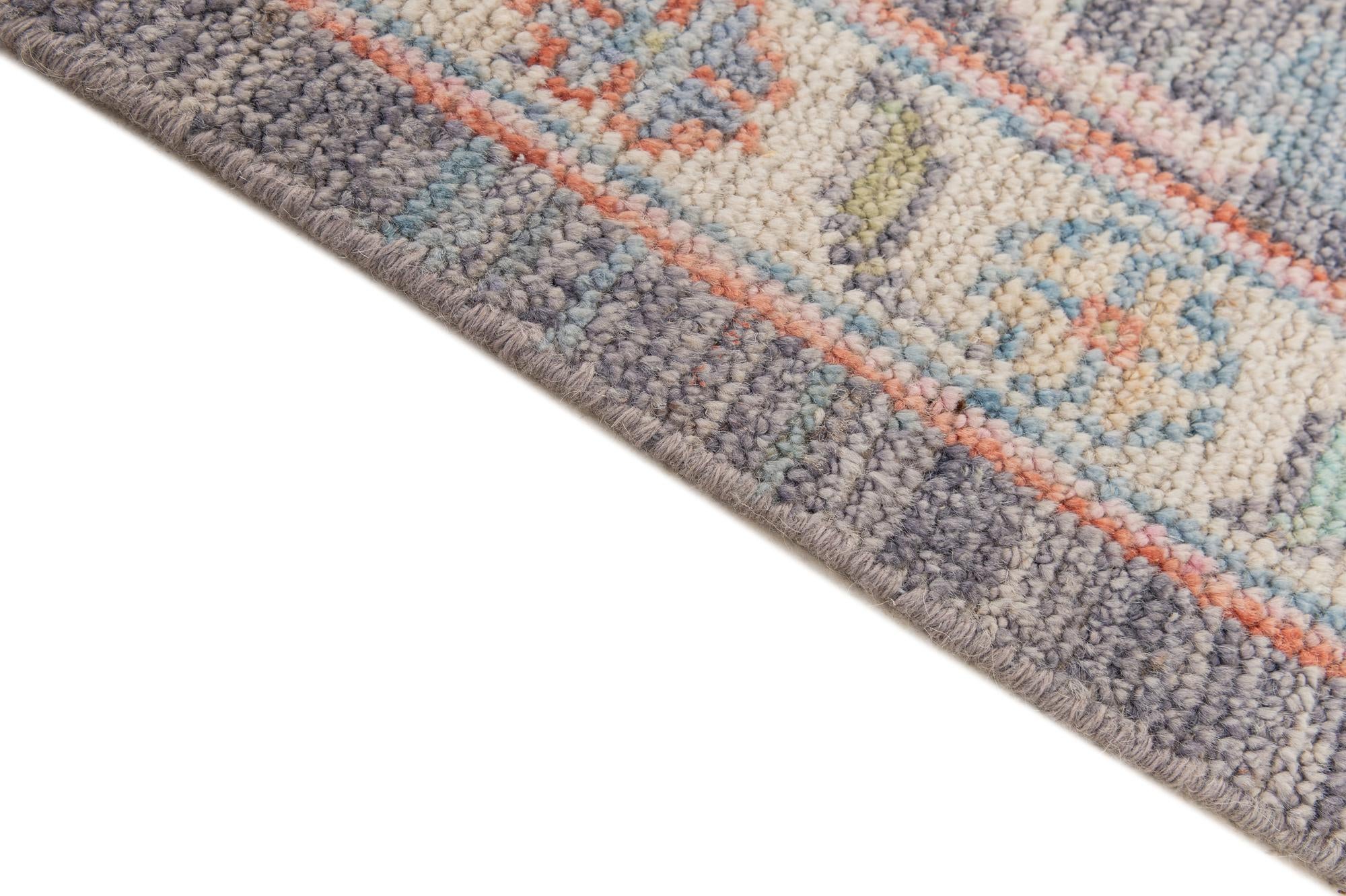8' 5 x 10' 3 Hand Knotted Oushak Wool Rug