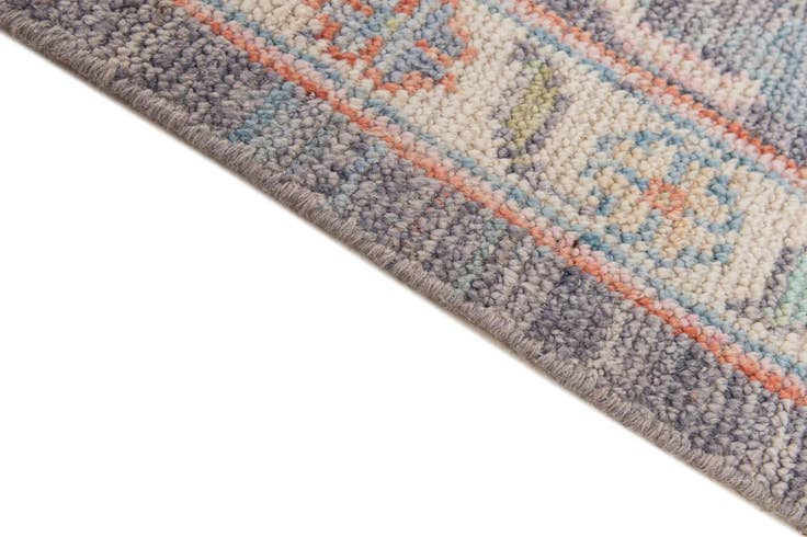 Detail image of 8' 5 x 10' 3 Hand Knotted Oushak Wool Rug