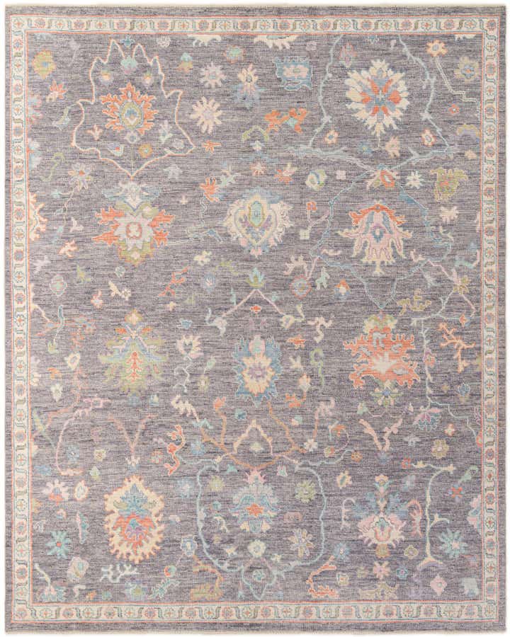 8' 5 x 10' 3 Hand Knotted Oushak Wool Rug