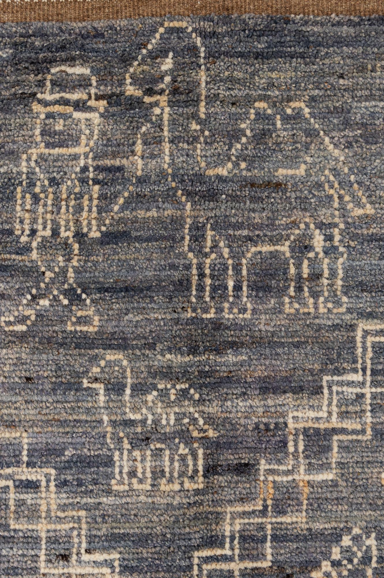 10' 2 x 14' 2 Hand Knotted Oushak Wool Rug