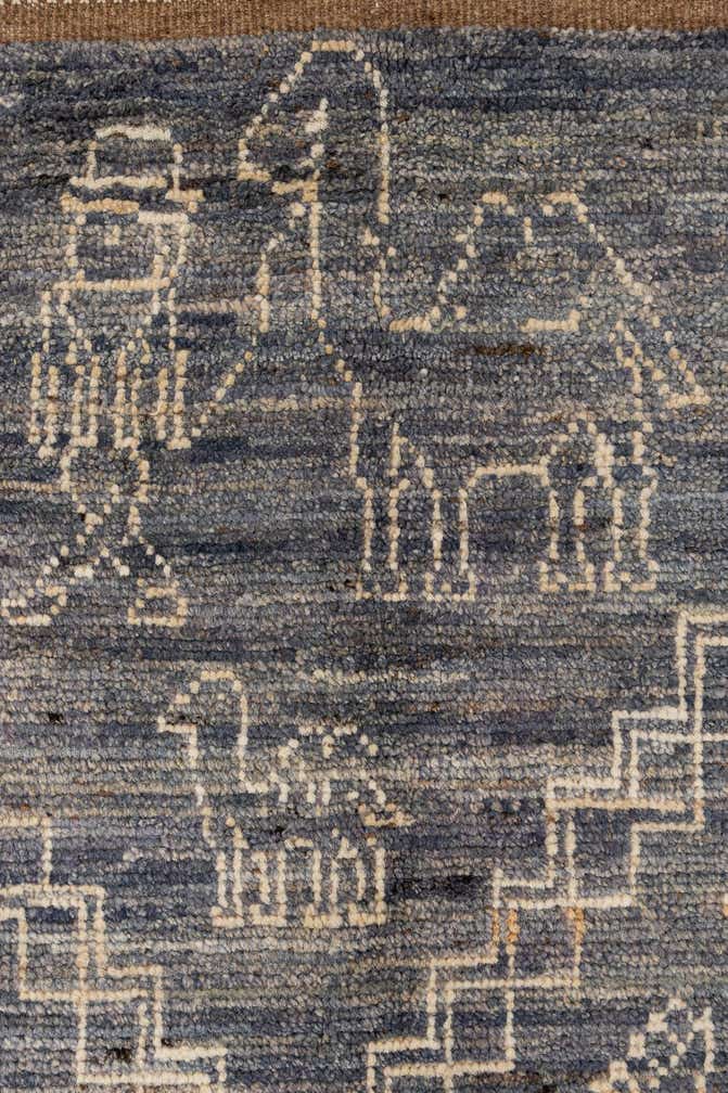 10' 2 x 14' 2 Hand Knotted Oushak Wool Rug