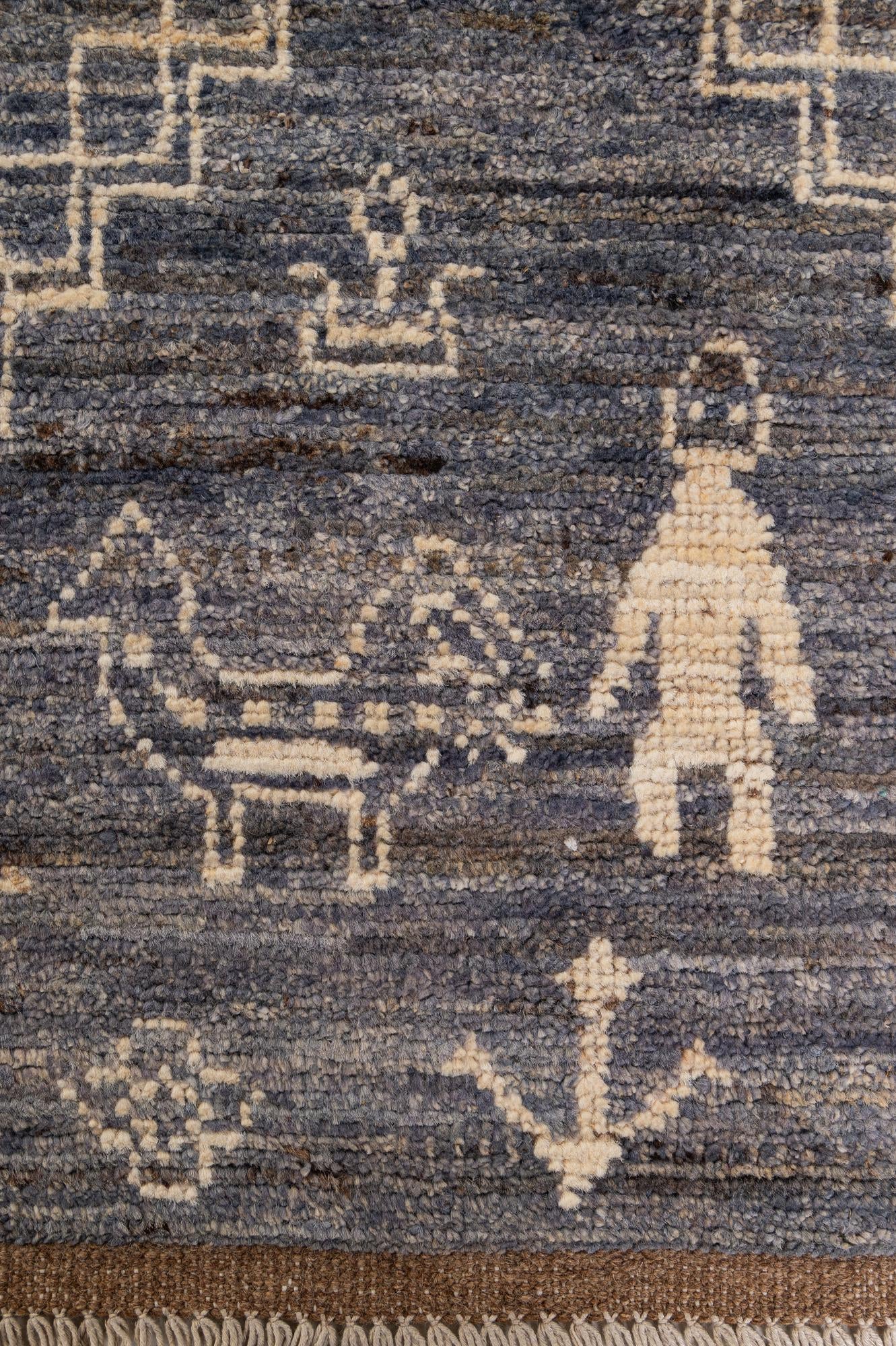 10' 2 x 14' 2 Hand Knotted Oushak Wool Rug