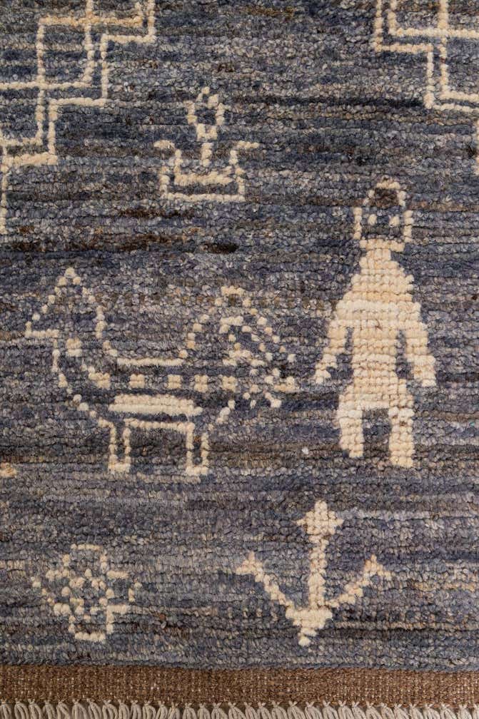10' 2 x 14' 2 Hand Knotted Oushak Wool Rug