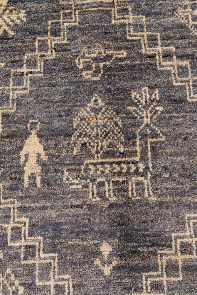 10' 2 x 14' 2 Hand Knotted Oushak Wool Rug