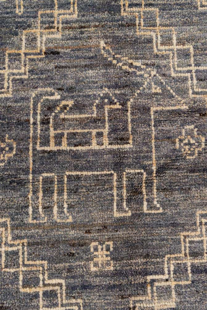 10' 2 x 14' 2 Hand Knotted Oushak Wool Rug