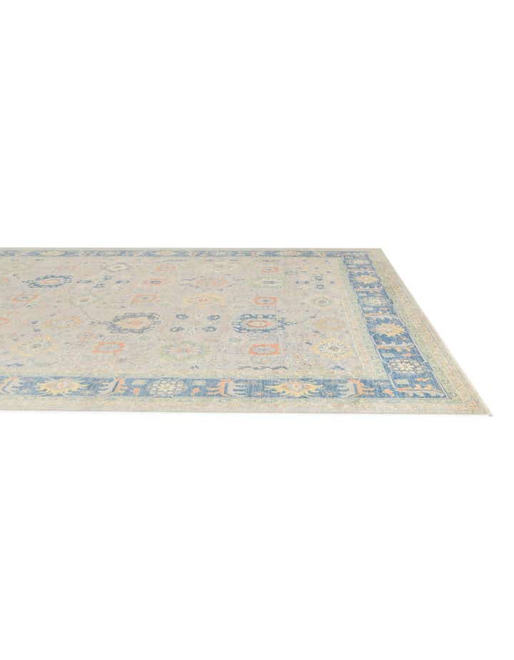 12' x 14' 9 Hand Knotted Oushak Wool Rug